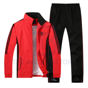 Men's High Quality Factory-Made <b>Winter</b> Tracksuit Lightweight Waterproof Nylon Windbreaker Piping Solid Print Jogging 100% Cotton - Product Image 1