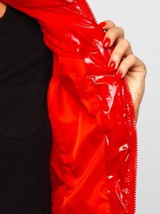 Veste matelassée respirante de qualité supérieure pour femmes mode d'hiver sans manches couleur unie - Product Image 6