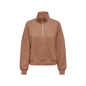 เสื้อสเวตเชิ้ตแบบมีซิปครึ่งตัวหลากหลายแบบ  รับสกรีนโลโก้ตามสั่ง  ไซส์ผู้ชาย  แบบมีฮู้ด  สีพื้น  สตรีทแวร์ - Product Image 1