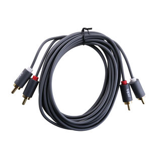 Adaptador de vídeo para coche, cable de audio chapado en oro, cobre desnudo, PVC, 2M, 5m, para monitor de ordenador de coche, reproductores de vídeo y DVD, RoHS - Product Image 3