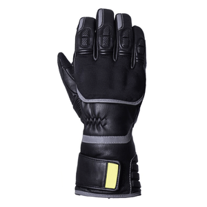 Top Notch Black Genuine Goat Skin Leather <b>Touchscreen</b> Motorbike <b>Gloves</b> Full Finger Sports Waterproof Motorcycle Auto Racing Wear - Product Image 2