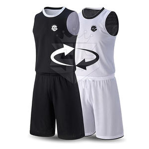 Vêtements d'entraînement respirant uniforme de basket-ball réversible meilleure vente nom de l'équipe personnalisé uniforme de basket-ball réversible - Product Image 1
