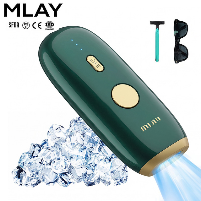 Mlay Best Seller Home Use IPL Hair Removal Device English Operating Language Unlimited Flashes