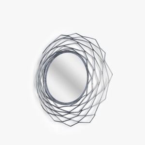 ต่ําขั้นต่ําทําด้วยมือที่กําหนดเองพรีเมี่ยมบทคัดย่อกระจกลวดผนังโลหะกระจกตกแต่งผู้ผลิตผู้ค้าส่ง - Product Image 2