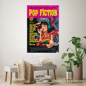 Modern Pop Fiction <b>Poster</b> Stylish Wall Decor Made of Paper - Product Image 2