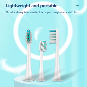 High Quality 8-Pack Premium Clean Replacement <b>Toothbrush</b> <b>Heads</b> for Inline Electric <b>Toothbrushes</b> for Household and Hotel Use - Product Image 3