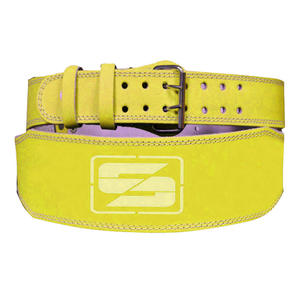 Venta al por mayor de cinturones de gimnasio con logotipo de color personalizado cuero de vaca genuino cinturones de fitness transpirables cómodos cinturones de levantamiento de pesas - Product Image 2