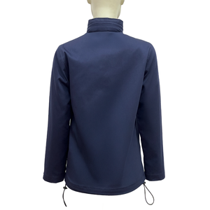 Veste de travail d'hiver bleu marine pour femme manches longues coupe-vent sécurité protection jaune patte fermée fermeture à glissière séparatrice 2 - Product Image 6