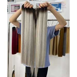 แพ็คเก็ตหุ้นขนาดใหญ่ผมตรงกระดูก 100% Sdd เวียดนามผมตรงกระดูกรวมกลุ่มสีอัมเบร - Product Image 2