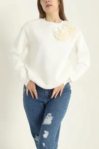 Nueva sudadera para mujer, jersey con hombros caídos, sudadera para mujer en diferentes estilos, sudadera con logotipo personalizado para mujer - Product Image 2