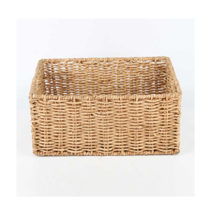 Cesta de almacenamiento tejida a buen precio, cesta de material de algas marinas naturales, artesanía de ratán, servicio OEM ODM hecho en fábrica de Vietnam - Product Image 4