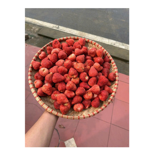 Trozos crujientes de fresa de Vietnam hechos con cuidado, satisfactorios para entusiastas de los bocadillos y minoristas - Product Image 1