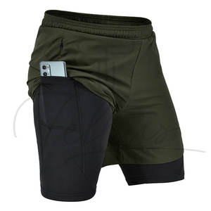 กางเกงขาสั้นรัดรูปผู้ชายคุณภาพสูง ผลิตในปากีสถาน เอวยืดหยุ่น วัสดุสแปนเด็กซ์/ไนลอน สำหรับฤดูใบไม้ร่วง แห้งเร็ว รับผลิตแบรนด์ส่วนตัว - Product Image 1