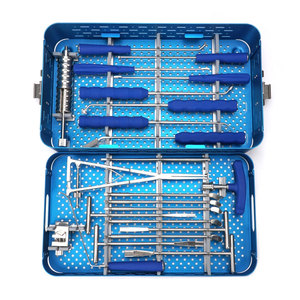 Conjuntos de instrumentos de cirugía vertebral de acero inoxidable, diseño personalizado, alemán, fabricante profesional - Product Image 3