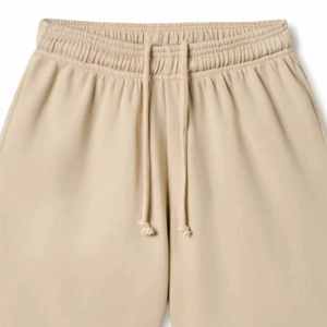 Shorts de sport en molleton 100 % coton tricoté, respirant, séchage rapide, taille mi-haute élastiquée, ajustable, pour l'entraînement et la gym – Meilleures ventes - Product Image 4