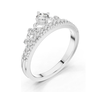 Anillo de Diamante de Laboratorio de 0.364 CT para Mujer, Claridad VVS-VS EF, Oro de 18KT, 14KT, 10KT y Plata 925, Oro Rosa, Amarillo y Blanco - Product Image 4