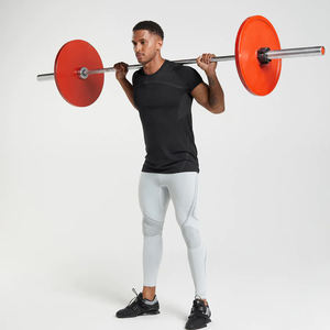 Leggings de sport personnalisés, collants de base, sensation seconde peau, taille élastique, leggings de yoga, pantalons de yoga pour hommes - Product Image 4