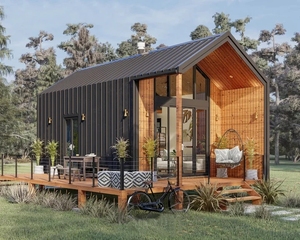 Maison en kit moderne et écologique en bois avec chambre, salle de bain et cuisine (468 pieds carrés) + LIVRAISON GRATUITE POUR TOUTES LES PERSONNES - Product Image 1