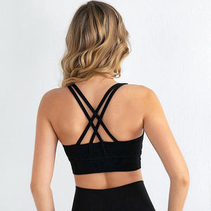 Soutien-gorge de sport léger sans couture à soutien élevé pour femmes Impression de logo personnalisé Gym Fitness Wear XS Yoga Respirant de haute qualité - Product Image 6
