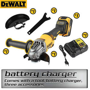 Para Dewalt DCG414 18V Max XR Mini Amoladora Angular Profesional de 125mm 8800 RPM Sin Escobillas a Batería con Gatillo y Cargador Incluidos - Product Image 1