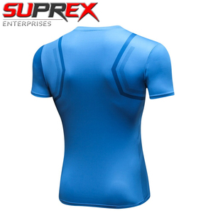 Rashgard <b>Men's</b> Long Sleeve O-Neck <b>Compression</b> Sport <b>Shirt</b>-Formal Style Canvas Fabric Anti-Wrinkle & Quick Dry - Product Image 3