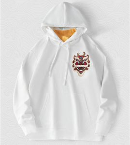 Sweat à capuche graphique 100% coton style street-style pour hommes avec impression DTG, strass appliqués à la chaleur et finition délavée à l'acide - Product Image 3