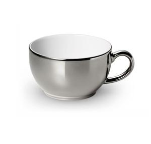 Double Wall Tea and Coffee Cup in Stainless Steel with Handle Silver Finished Perfect for Kitchenware and Stylish Bar Beer Mugs - Product Image 1