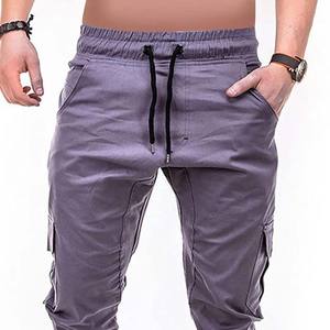 Pantalones Jogger Casuales Ligeros de Corte Ajustado para Hombre, Hechos a Medida, de Lujo, Transpirables, de Secado Rápido, 100% Algodón, Desgastados, de Alta Calidad - Product Image 2