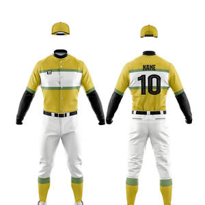 Nouvelle vente chaude, dernier design d'uniforme de baseball pour l'équipe et de bonne qualité pour l'entraînement, uniformes de baseball très vendus en gros - Product Image 4
