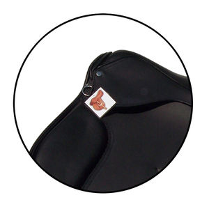 Premium <b>Leather</b> English Saddle for Horse Riding Comfortable Durable & Stylish Western Style Equestrian Gear for Training - Product Image 3