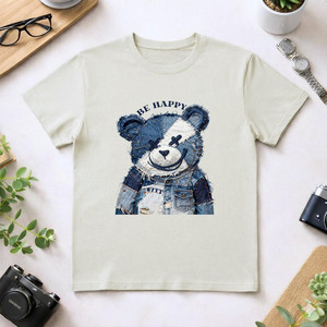 T-Shirt Unisex Casual 210GSM 100% Cotone Personalizzata con Stampa Serigrafica Oversize, Peso del Tessuto 250 Gsm - Product Image 1