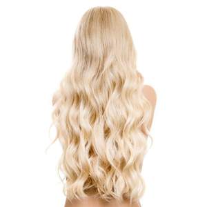 Extensiones de cabello de templo indio dibujado doble alineado con cutícula mejor máquina trama cuerpo onda estilo South Temple Origin - Product Image 1