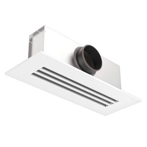 3JW 957922R VIM SLS75MF-RAL9003 1500 Diffuser Slotted Middle Painted <b>Ventilation</b> Fan - Product Image 2