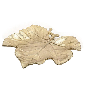 Vaisselle pour hôtel et complexe hôtelier, bol à riz en forme de fleur, bol de service en métal doré, vaisselle, plat de service pour fruits, plat à nourriture - Product Image 4