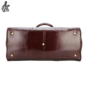 กระเป๋าหนังแท้แฟชั่นใหม่ กระเป๋าสะพายข้างสำหรับเดินทางสุดสัปดาห์ กระเป๋าเดินทางหนังวัวแท้สำหรับผู้ชาย - Product Image 5