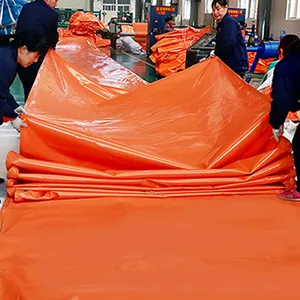 DERFLEX pvc coated tarpaulin Membrane Fabric para cinta transportadora