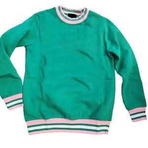 Université en gros de haute qualité coton hommes sweats impression broderie personnalisé col rond panneau travail pour unisexe - Product Image 1