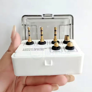 Kit de lifting sinusale pour implants dentaires en acier inoxydable, manuel, pour chirurgie intensive, avec abord par fenêtre latérale, fraises diamantées et ensemble de perceuses de précision - Product Image 4