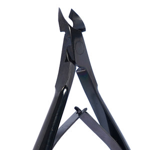 Coupe-cuticules professionnels en acier inoxydable, robustes et durables, à ouverture large pour ongles épais, manucure, pédicure, noir - Product Image 6
