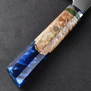Yeni varış profesyonel japon kalite 8 inç kaplı çelik şef bıçağı renkli saplı - Product Image 5