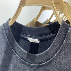 Meilleure qualité 180gsm solide logo personnalisé corps ajusté confortable séchage rapide surdimensionné coton polyester épaule tombante unisexe t-shirt - Product Image 5