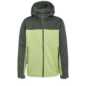 Chaqueta Softshell para hombre más vendida, nueva moda con ajuste de gran tamaño y cuello con capucha, hecha de tela de lona suave - Product Image 1