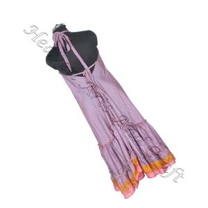 SD008 Saree / Sari / Shari <b>Indian</b> & <b>Pakistani</b> <b>Clothing</b> From India Hippy Boho Hot Selling <b>Indian</b> Handmade Vintage Sari Silk Dress - Product Image 2