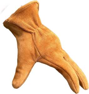Cuir de vachette véritable construction d'une durabilité exceptionnelle, jardinage, Ranch Wear Gants de travail renforcés réglables - Product Image 4