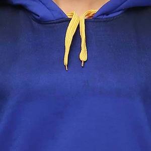 OEM conception personnalisée femmes à manches longues Streetwear sweats à capuche respirant polaire pour l'hiver contraste couleur vêtements pour femmes - Product Image 2