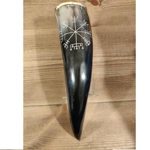 Corne à boire Viking naturelle faite à la main étanche pour profiter de l'hydromel et de la bière personnalisation taille et nouveaux styles disponibles - Product Image 1