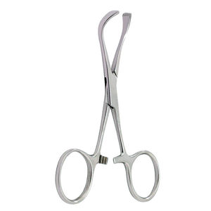 Pinza para Toallas Médica de Acero Inoxidable Lorna (Edna) Manual de 11 cm, Sin Perforación, Certificación CE Clase I para Hospital, de SurgiRight - Product Image 3