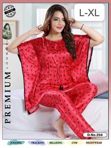 Hermoso vestido más elegante vestido de tendencia trajes de noche de satén pesado con trabajo impreso digital Fabricación de moda de mujer de la India - Product Image 2