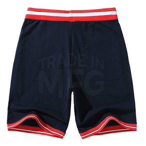 TRADE MFG Short de sport en coton moyen pour hommes Logo personnalisé motif solide Style décontracté meilleure vente fermeture à cordon respirant rapide - Product Image 2