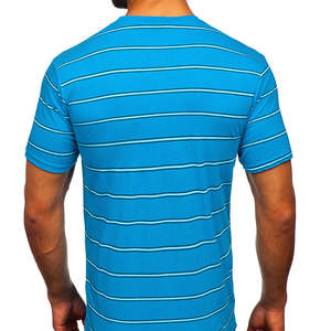 Camiseta de Verano Cómoda, Lisa, de Algodón, Cuello Redondo, Estilo Casual, para Hombre - Product Image 3